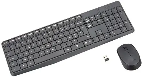 Logitech MK235 Teclado e Mouse Sem Fios Cinza