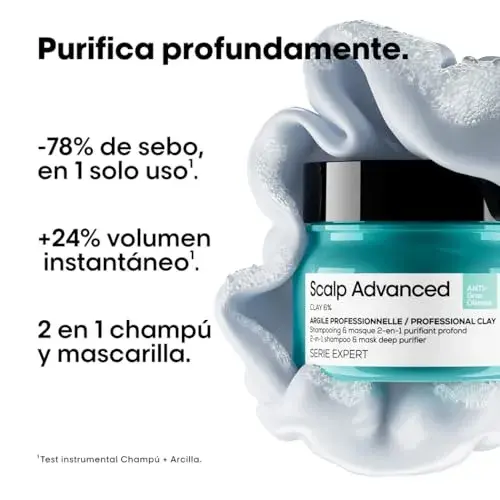 L’Oreal Serie Expert Máscara 2-em-1 Scalp Advanced AntiOleosidade 250ml