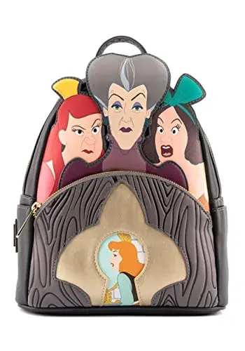Loungefly Mochila Pré Escolar Madrastra Malvada Cenicienta Disney 26Cm