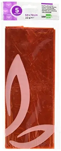 Papel Celofane 50x70cm 22G/M2 Laranja