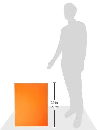 Cartolina 240G/M2 Laranja 50×65 cm 25 folhas