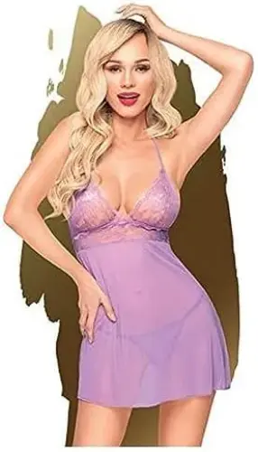 Penthouse Bedtime Story Mini Dress Thong Lila S/M