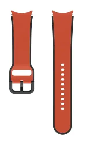 Samsung Watch5 Pro Bracelete Two-Tone Sport Vermelha/Preta 20mm S/M