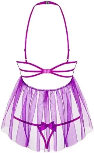 Obsessive Delishya Babydoll Sedutor Preto S/M