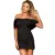 Subblime Vestido Curto Tanga Preto S/M Sedução