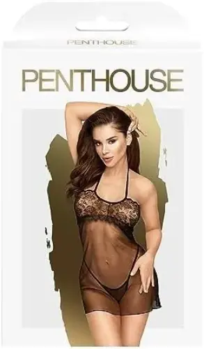 Penthouse Vestido Preto S/M Sem Detalhes