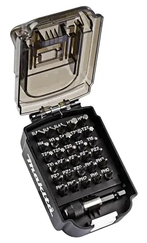 Makita Conjunto de Bits E-00016 31 peças Preto