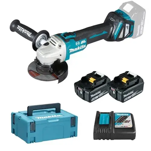 Makita DGA513RTJ Rebarbadora a Bateria 125mm 18V 5,0Ah