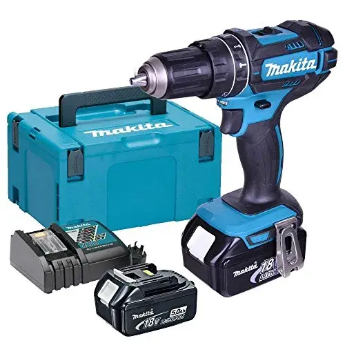 Makita DHP482RTJ 18V Aparafusadora sem fios com 2 Baterias