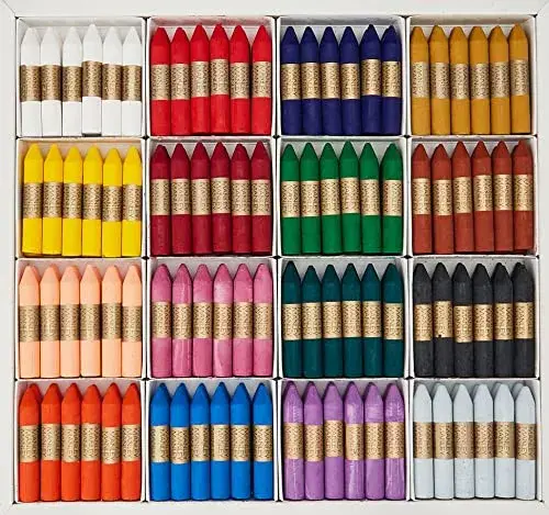 Manley Caixa de Cera Colorida 192 Unidades