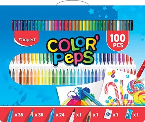 Maped Linha Clássica Kit Pintura 100 Pcs
