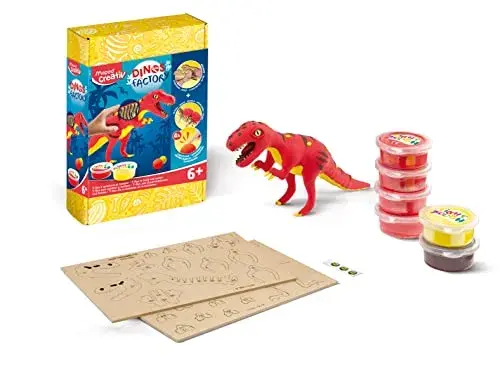 Maped Creativ Brinquedo de Modelagem Dinosaurio T-Rex 6 anos