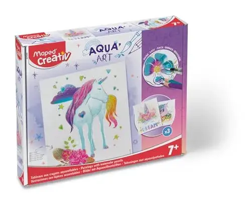 Maped Linha Aqua’art Brinquedo de Arte Unicórnios para Crianças a partir de 7 anos
