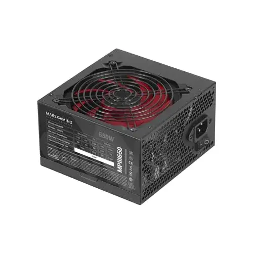 Mars Gaming 650W MPIII650 Preto