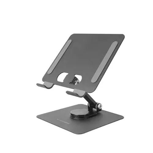 Mars Gaming MA-RST Suporte Dobravel Antiderrapante 2-em-1 para Tablets e Convertíveis até 13″ Preto