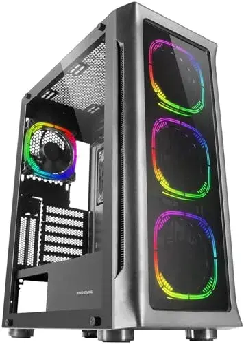 Mars Gaming MC-NEO Caixa PC ATX E-ATX Preto Refrigeração ARGB