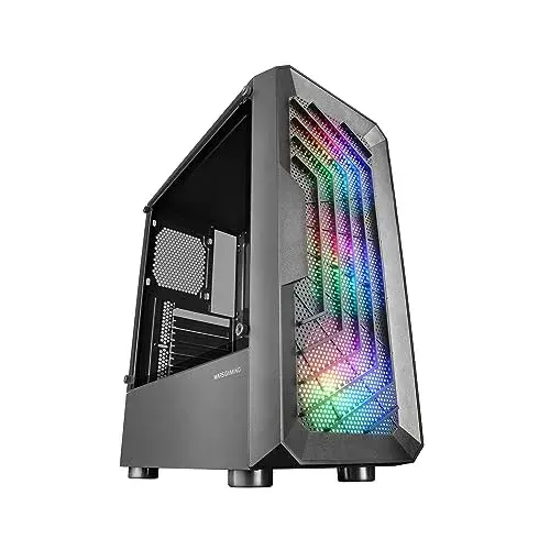 Mars Gaming MC-TOR Midi Tower ATX Preto com Janela e Refrigeração FRGB