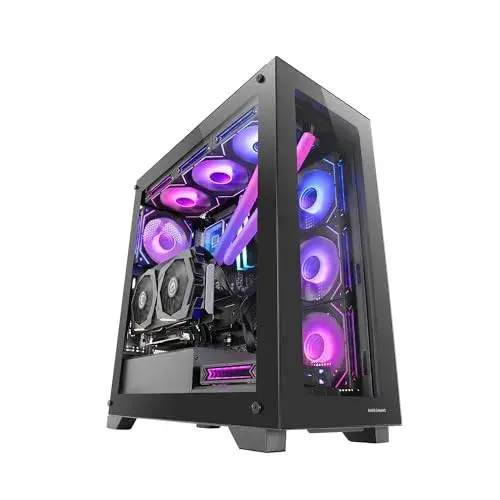 Mars Gaming MC-XP Torre Custom XXL Preto Vidro Temperado USB 3.0