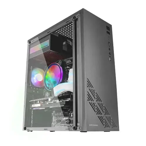 Mars Gaming MC100 Caixa de PC ATX Preto RGB