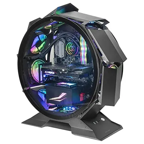 Mars Gaming MCORB Caixa de PC Micro-ATX Preto Vidro Temperado
