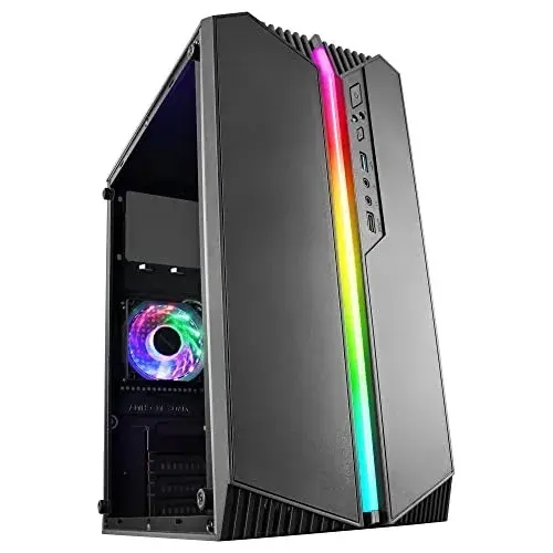 Mars Gaming MCS1 Caixa PC Micro-ATX Ultra Compacta Preto com Iluminação ARGB