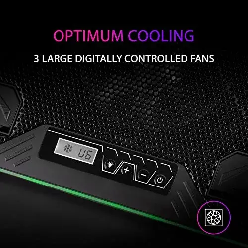 Mars Gaming MNBC6 Base de Refrigeração para Notebook 19″ Preto