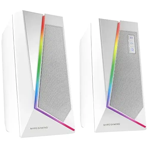Mars Gaming MS7 20W Bluetooth com Fio Branco