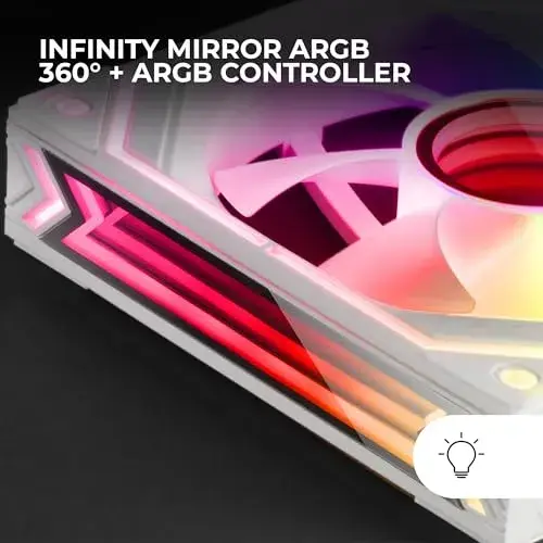 Mars Gaming ventoinha para PC 120mm branca MF-LINKFINITYKITW