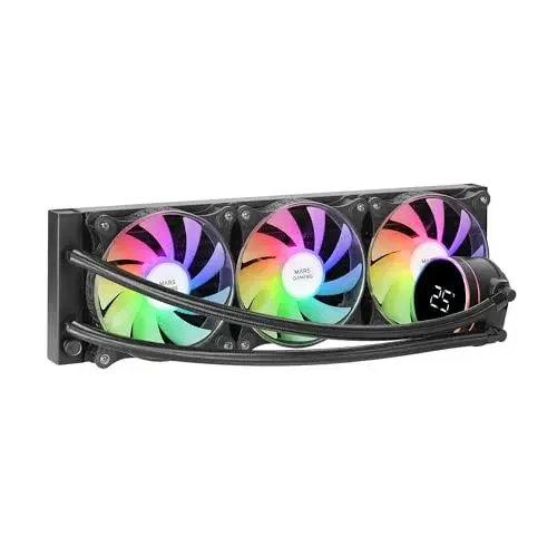 Mars Gaming Water Cooling Ml-lcd360 Argb Preto