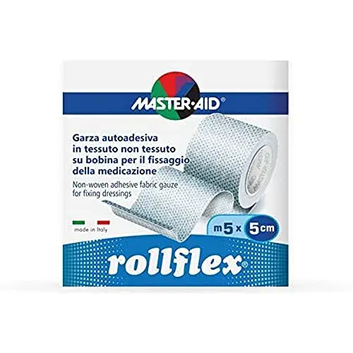 Master-Aid Rollflex Adesivo Banda Não Tecido 5cm