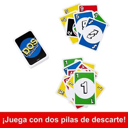 Mattel Jogo Cartas Uno DOS 2ª Edição 2 Jogadores Jogo de Cartas