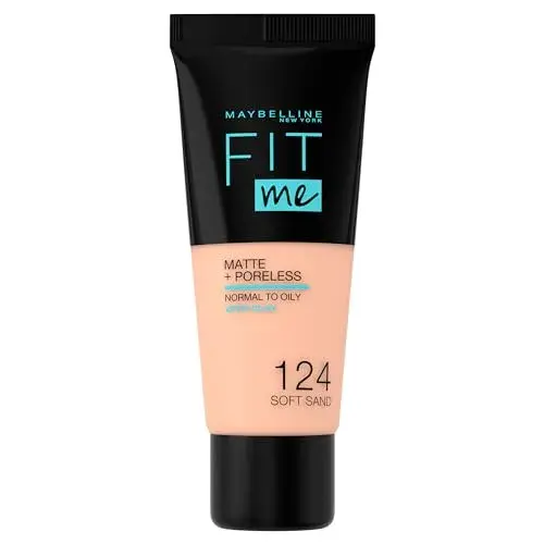 Maybelline Fit Me Base Fluida Tom 124 Soft Sand