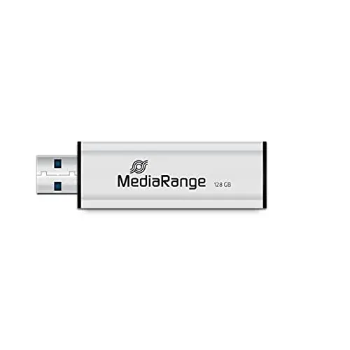 MediaRange 128GB Pendrive USB-A 3.2 Gen 1 Branco