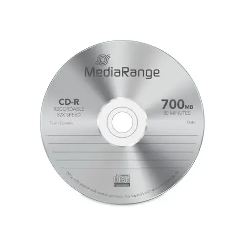 MediaRange CD-R 700MB Prateado 80 min