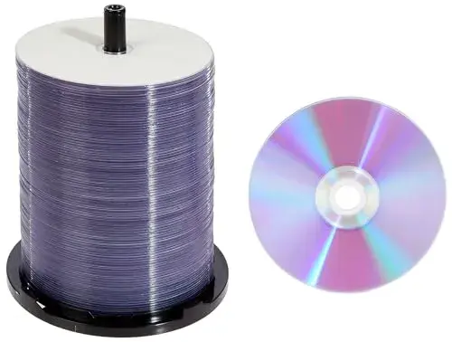 MediaRange DVD-R 100 unidades 16x Branc Imprimível