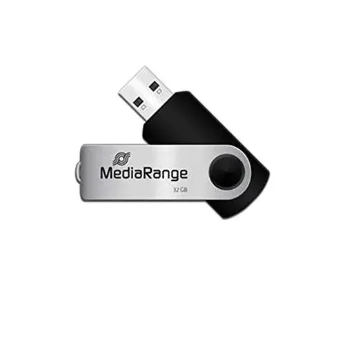 MediaRange MR 911 8GB preto e prata Pendrive USB