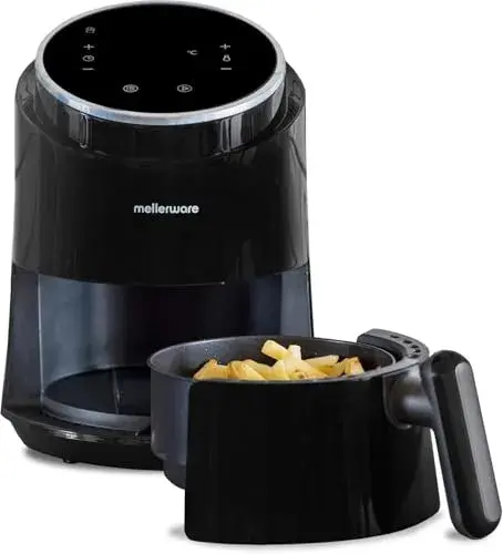 Mellerware Crunchy 1,5L preto controle digital