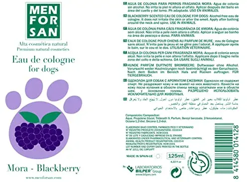 Menforsan Água Colônia Amora 125ml Vegan Friendly