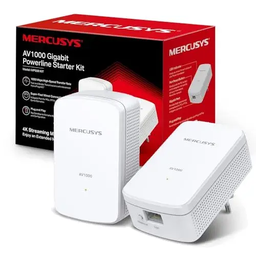 Mercusys MP500 Kit Power Lines 1000Mbps 2 Portas Brancas
