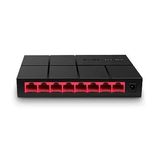 Mercusys MS108G Switch Gigabit 8 Portas Preto