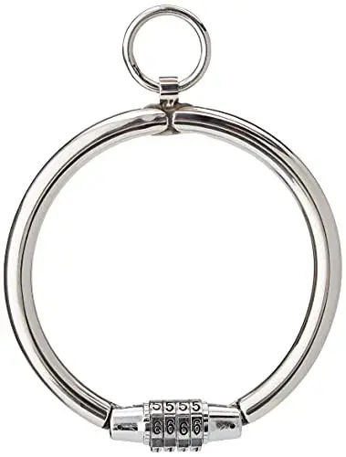 Metal Hard Colar de Submissão em Metal Inoxidável 10,5 cm