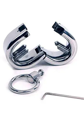 Metal Hard Pulseira de Metal com Parafusos Ajustáveis