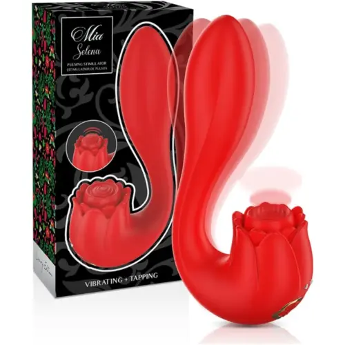 MIA Mia Selena Stimulator Vibrating Tapping Red