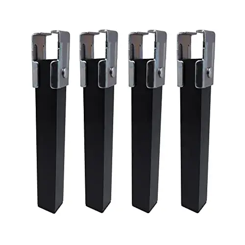 Micel Pernas de Cama PT25 Aço Preto 3x3x25,5cm