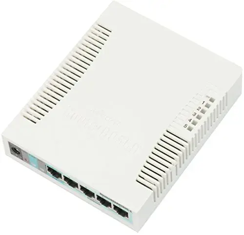 MikroTik RB260GS Switch Gigabit Ethernet 5 portas