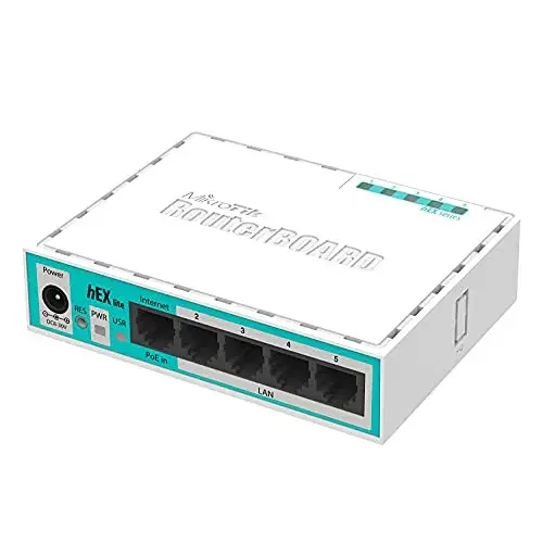MikroTik RB750r2 Router Ethernet 10/100 Mbps 850 MHz