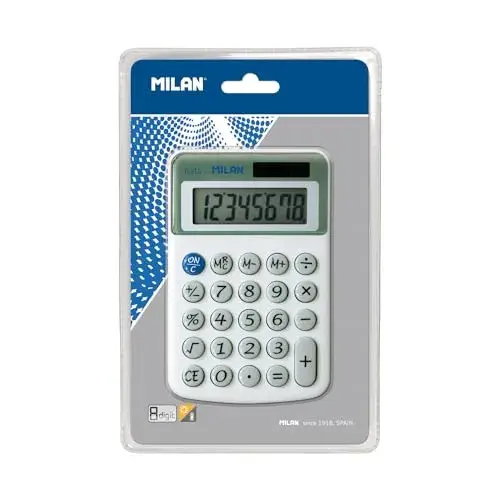 Milan Calculadora 40918BL Cinza