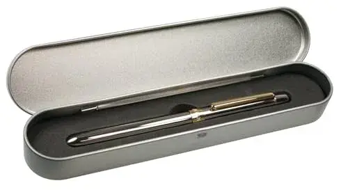 Milan Caneta 4 Funções Prateada Cromada