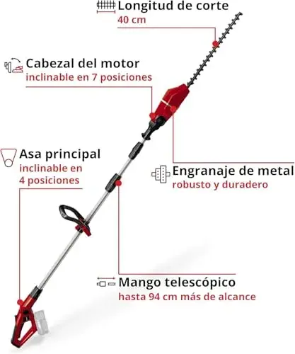 Einhell GE-HH 18/45 1.700 corte/min telescópico