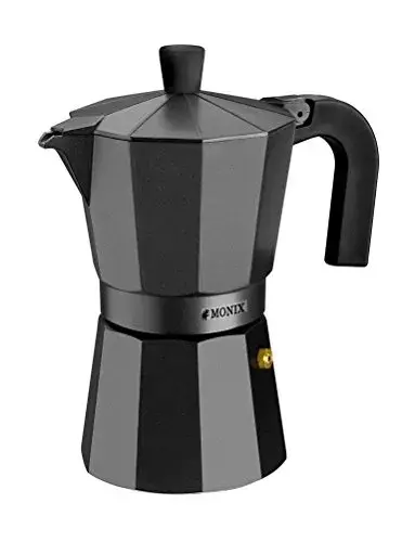 Monix M640012 12 kopjes Alumínio matte Cafeteira Italiana
